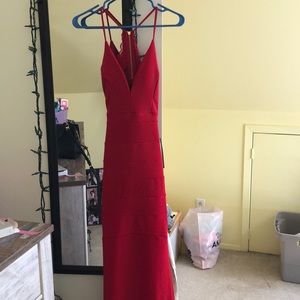 Red prom dress (new with tags!) size s from Macy’s